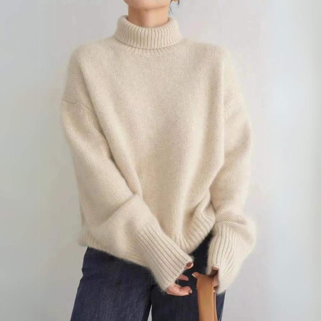 Madeleine™ | Pullover Collo Alto di Lusso