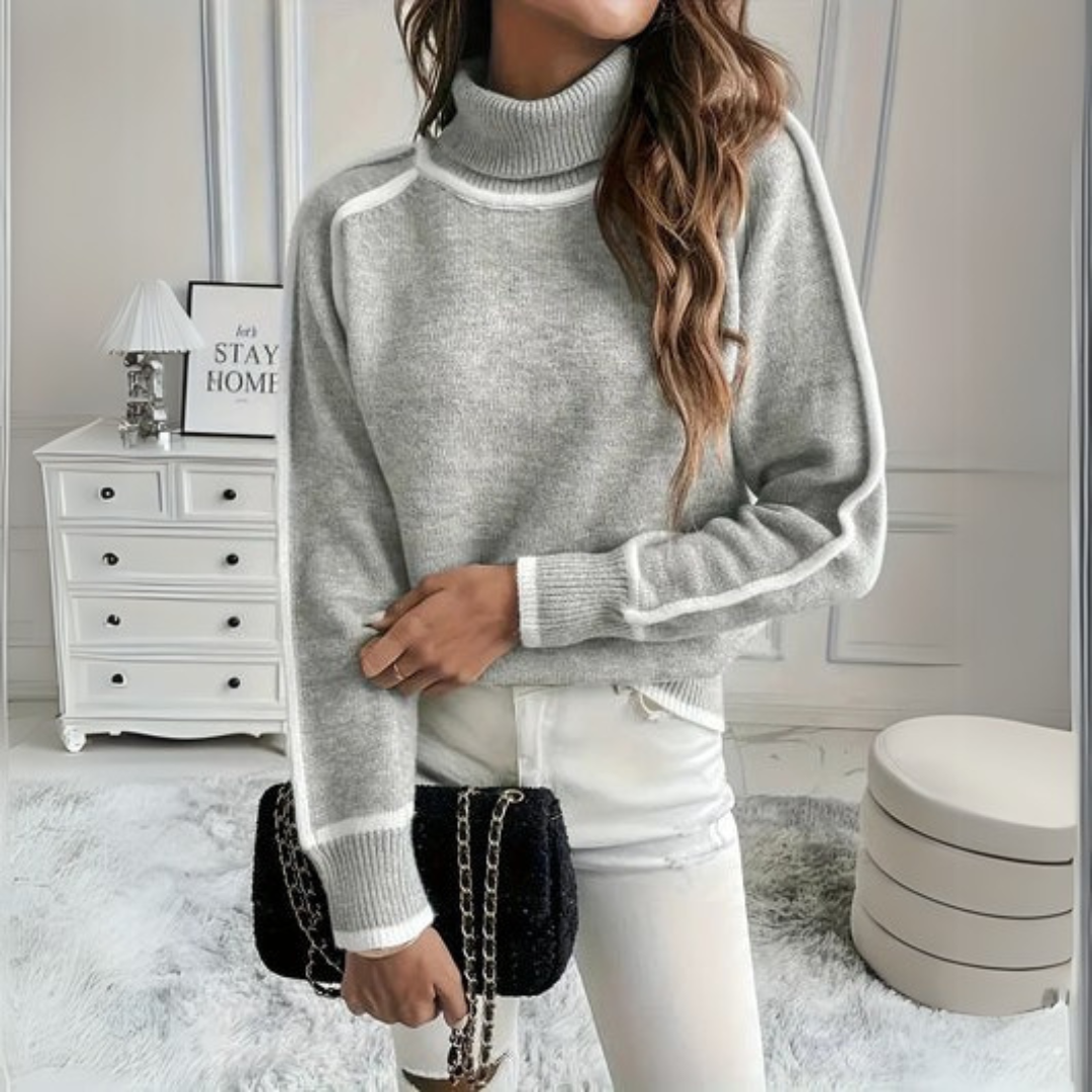 Aurora – Maglione a collo alto casual