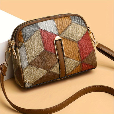 Luna | Mini borsa a tracolla in patchwork