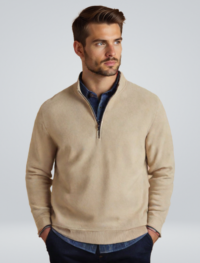 Justinien | Pull elegante in cashmere con zip