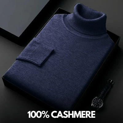 Laurent | Maglione in cashmere con collo alto