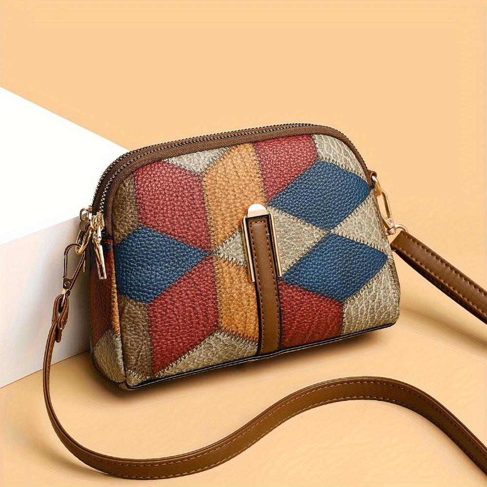 Luna | Mini borsa a tracolla in patchwork