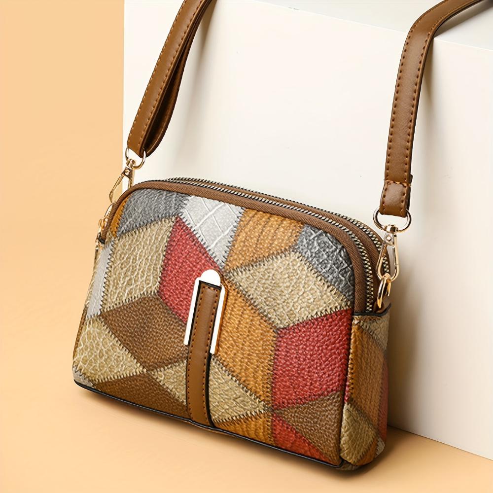 Luna | Mini borsa a tracolla in patchwork