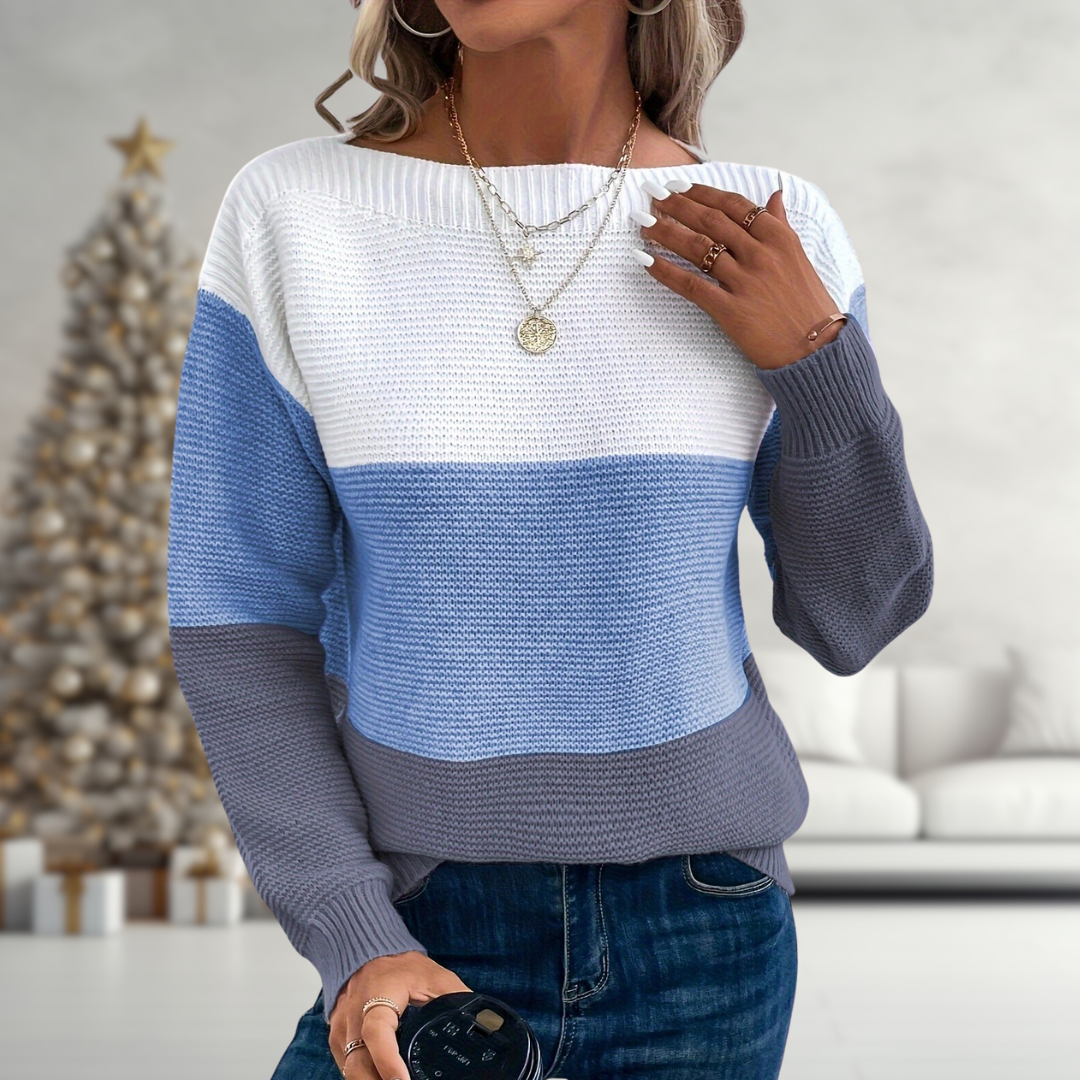 CLAUDIA™ | PULLOVER GRADIENTE FATTO A MANO