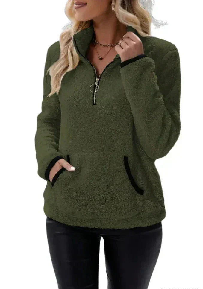 Claire | Pullover Sherpa Douillet