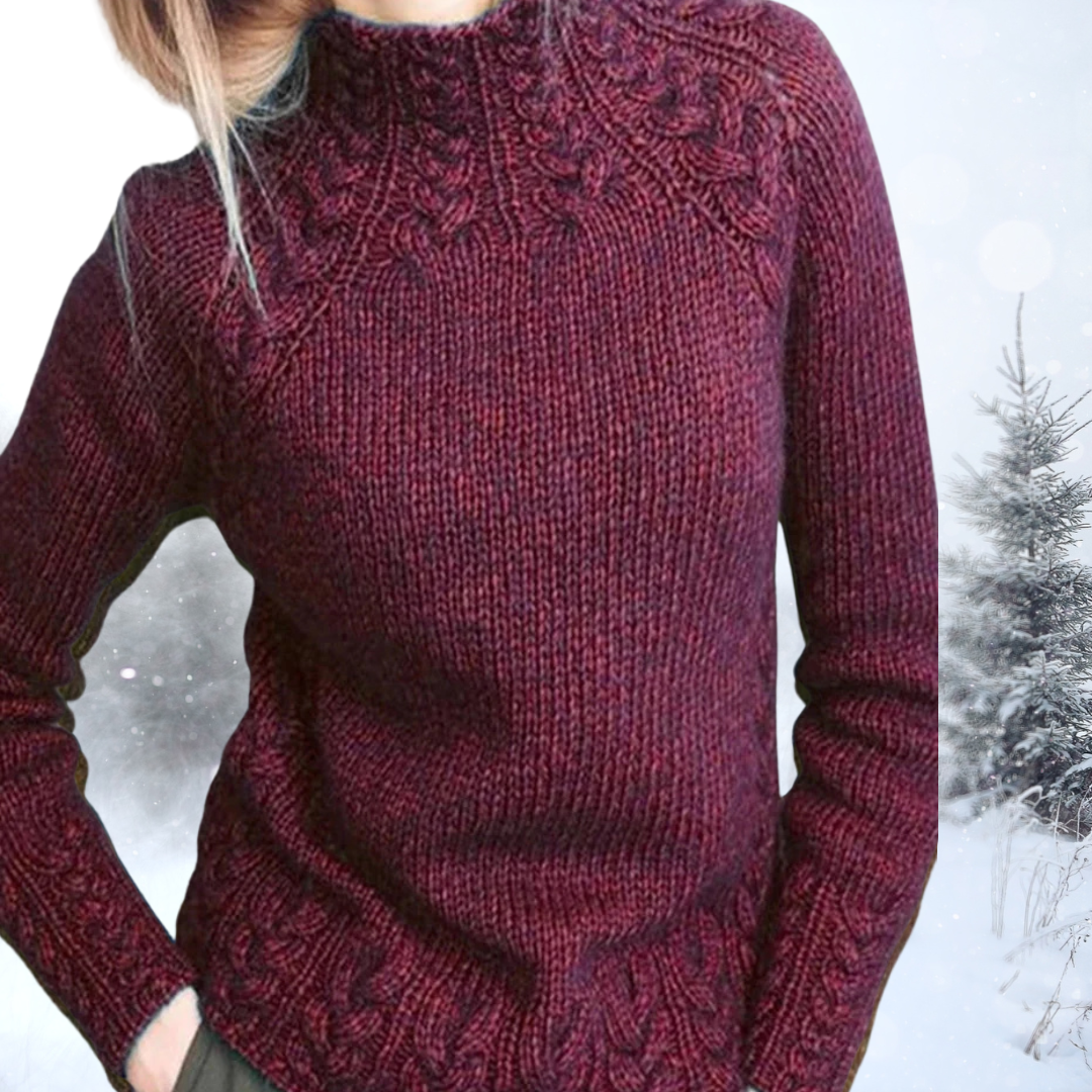 Marijke | Maglione elegante a collo alto