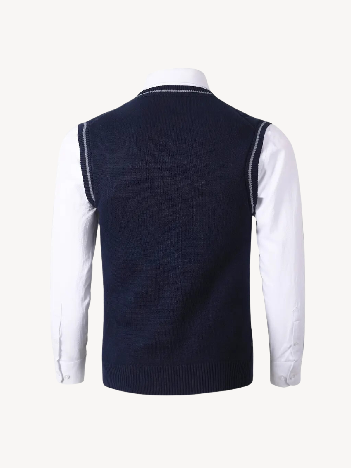 EUSTACHIO - GILET DI MAGLIA INTRECCIATA