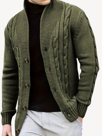 REMIGIO - CARDIGAN IN MAGLIA CON BOTTONI