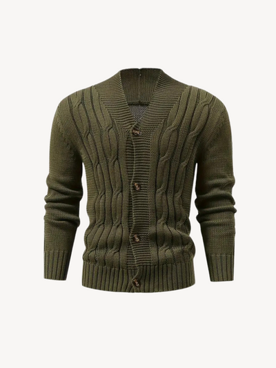 REMIGIO - CARDIGAN IN MAGLIA CON BOTTONI