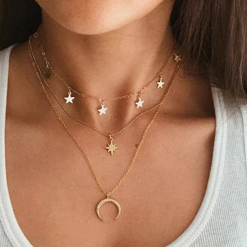 Collana Demi Lune in Oro