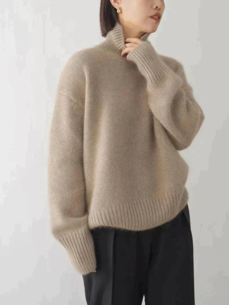 Madeleine™ | Pullover Collo Alto di Lusso