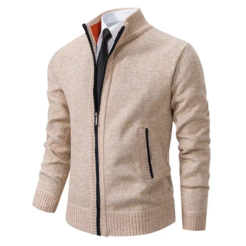 Léopold | Cardigan in Maglia con Chiusura a Zip