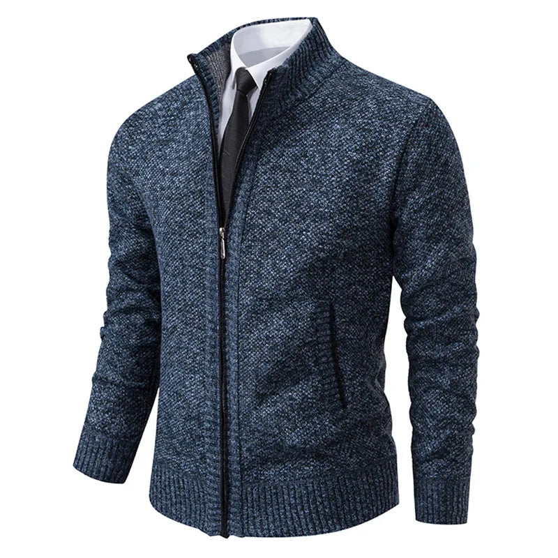 Léopold | Cardigan in Maglia con Chiusura a Zip