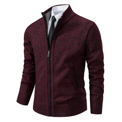 Léopold | Cardigan in Maglia con Chiusura a Zip