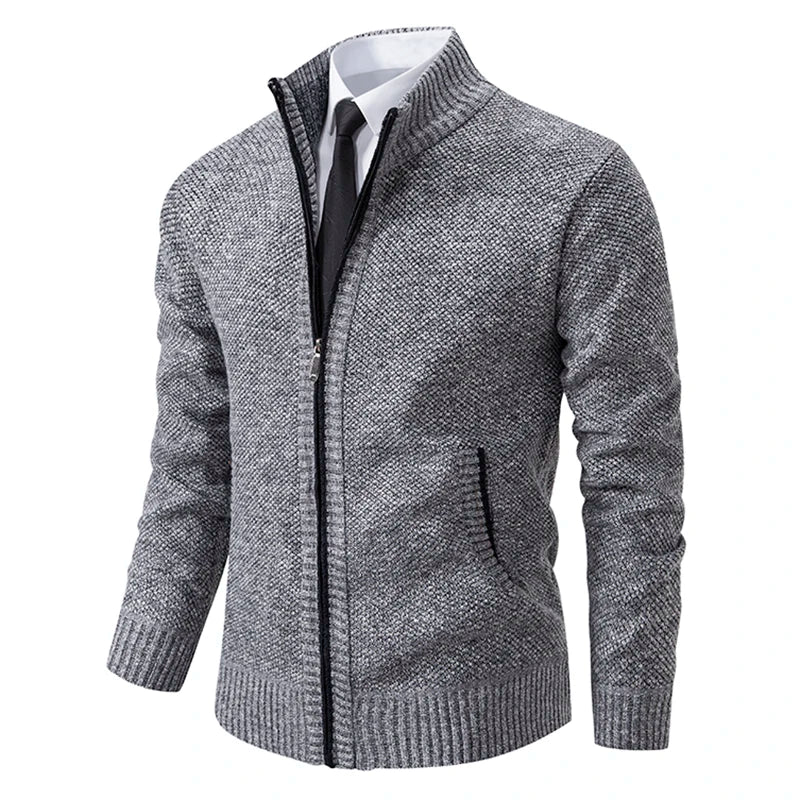 Léopold | Cardigan in Maglia con Chiusura a Zip