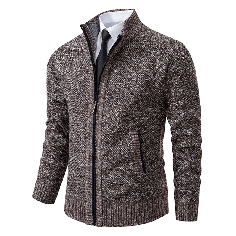 Léopold | Cardigan in Maglia con Chiusura a Zip