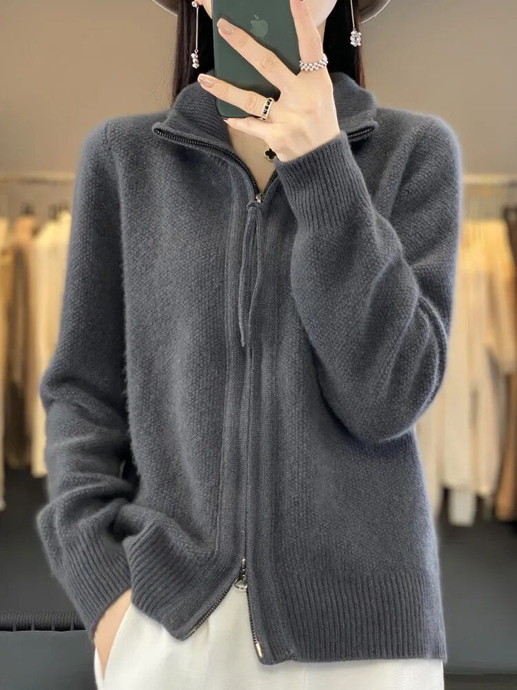 Marion | Cardigan zip confortevole