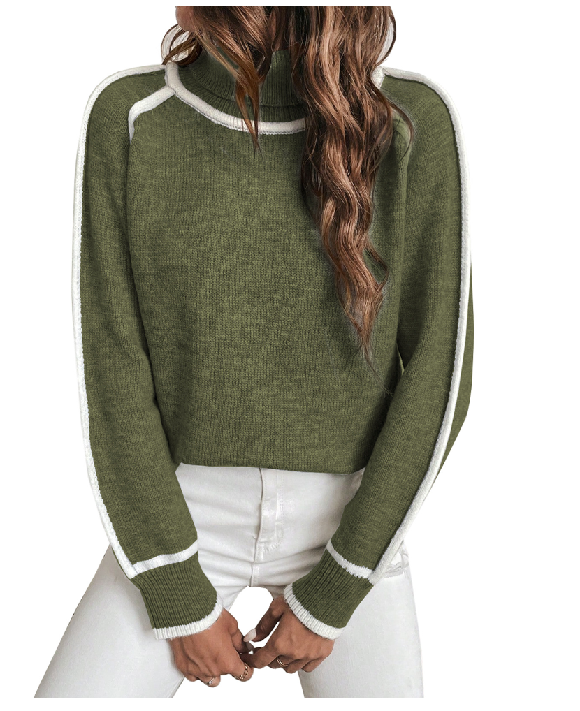 Jade | Maglione morbido con collo alto