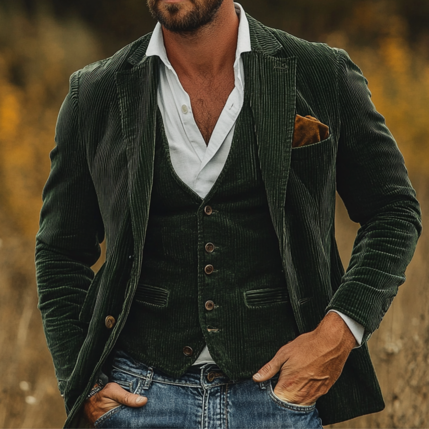 Quentin™ | Blazer Classico e Gilet