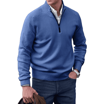 Justinien | Pull elegante in cashmere con zip