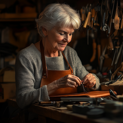 Amelia | Borsa a tracolla retro a forma di sella