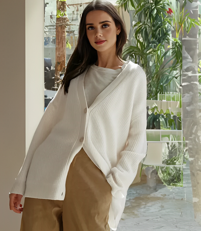 Clémence | Cardigan Elegante con Bottoni