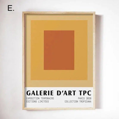 La Galerie bloc print